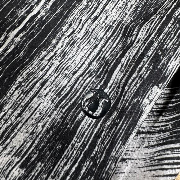 Lululemon Namaskar Pant II Heat Wave White Black Women's Size 8 EUC - Picture 5 of 9